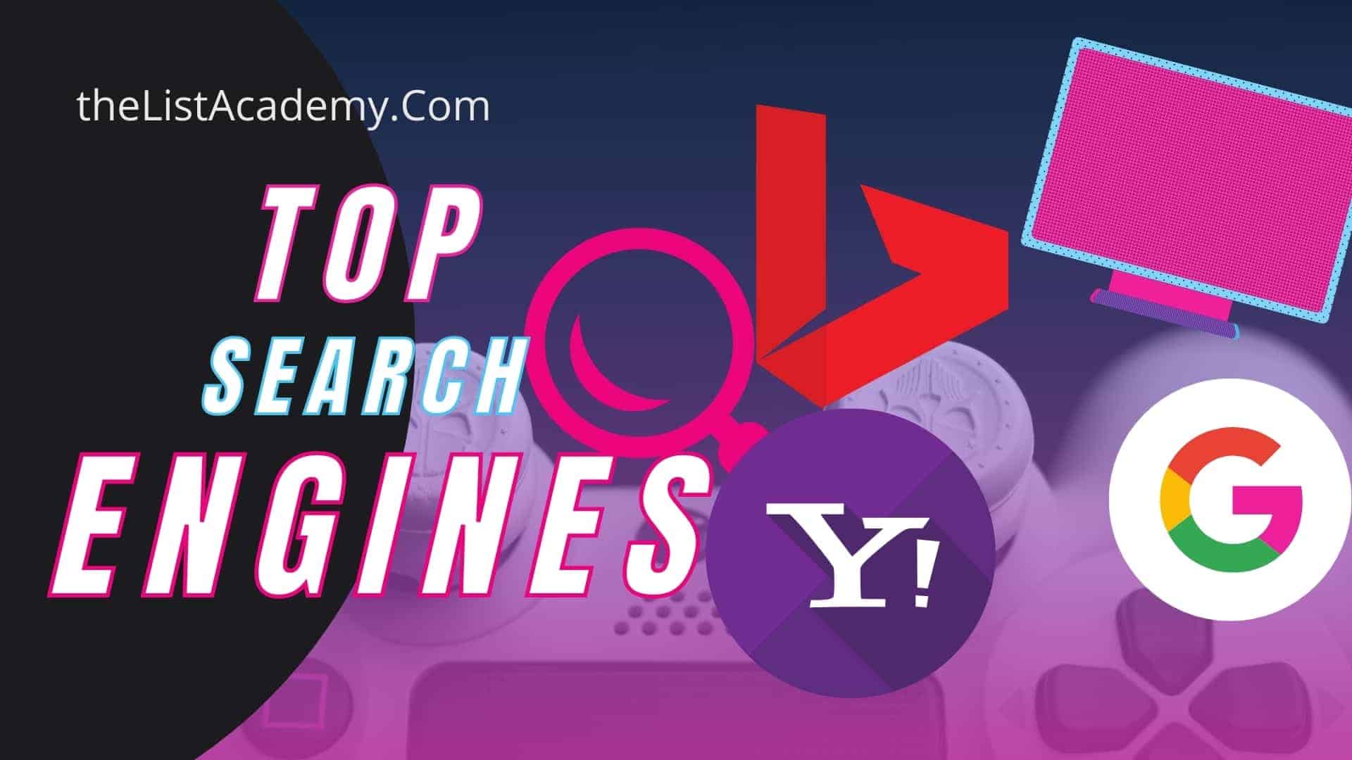 Cover Image For List : List Of Top  39 Search Engines : Google And Other Alternatives