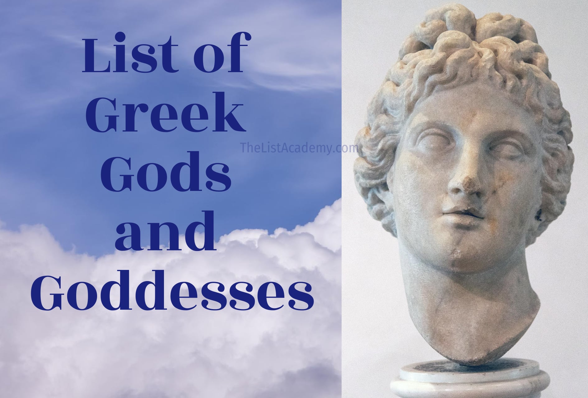 Cover Image For List : List Of 163 Greek Gods And Goddesses