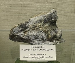 Holmquistite